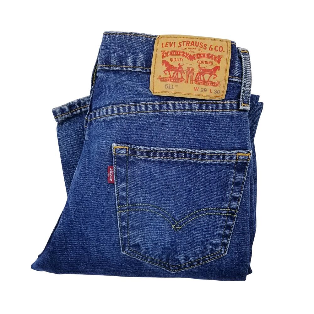 LEVI'S 511 Jeans 511-2380 Slim Fit Slight Taper Leg - Size W29 L30